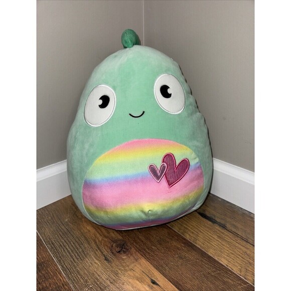 Squishmallows Kent the Chameleon Valentine 12" Stuffed Plush Toy - Picture 1 of 4